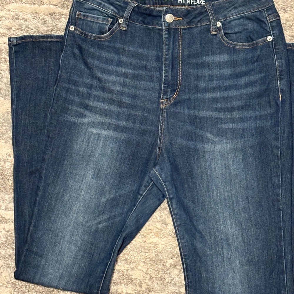EUC - S.O.N.G Lace-Up Back Fit N Flare (Size: 13/31)